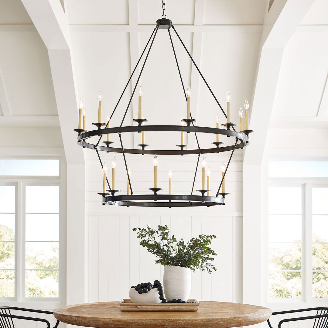 Visual Comfort Signature Launceton 2 Tier Chandelier (view 3)