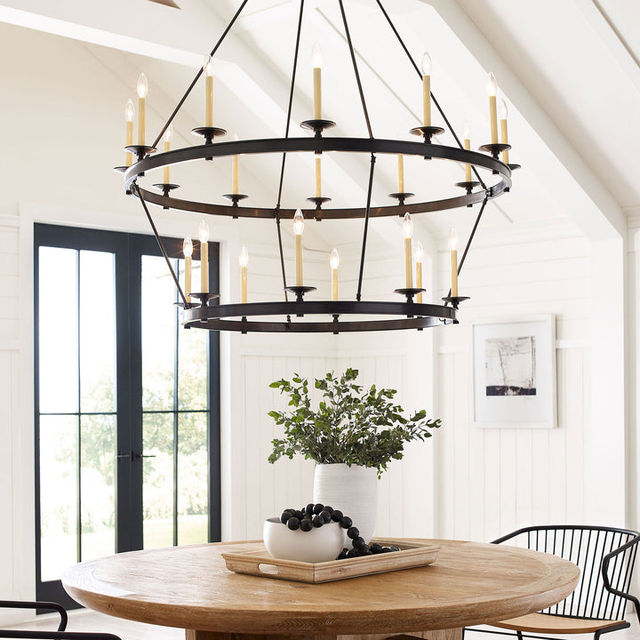 Visual Comfort Signature Launceton 2 Tier Chandelier (view 2)