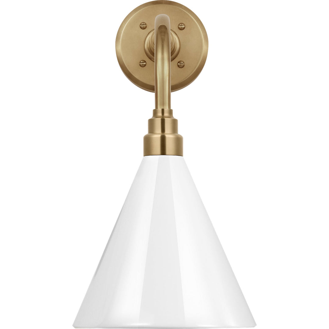 Visual Comfort Signature Academy Outdoor Rex Barn Savannah Conical Wall Light (view 3)