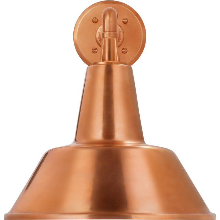 Visual Comfort Signature Academy Outdoor Mack Barn Bowers Shade Wall Light (view 2)