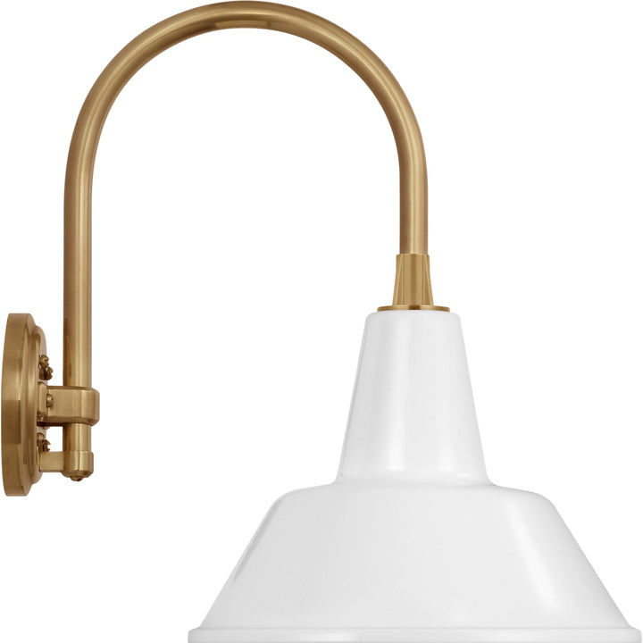 Visual Comfort Signature Academy Outdoor Arched 16in Mack Bowers Shade Wall Light (view 3)