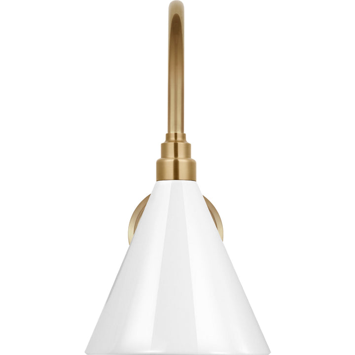 Visual Comfort Signature Academy Outdoor Arched 16in Mack Savannah Conical Wall Light (view 4)