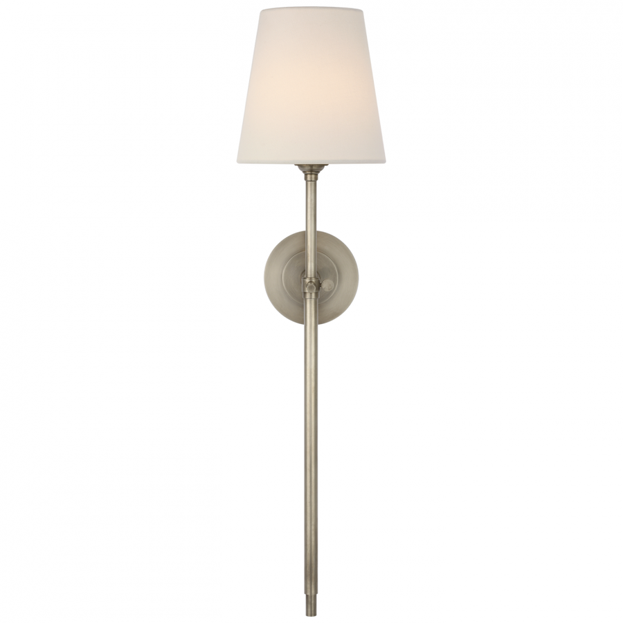 Visual Comfort Signature Bryant Cordless Tail Wall Sconce in Antique Nickel
