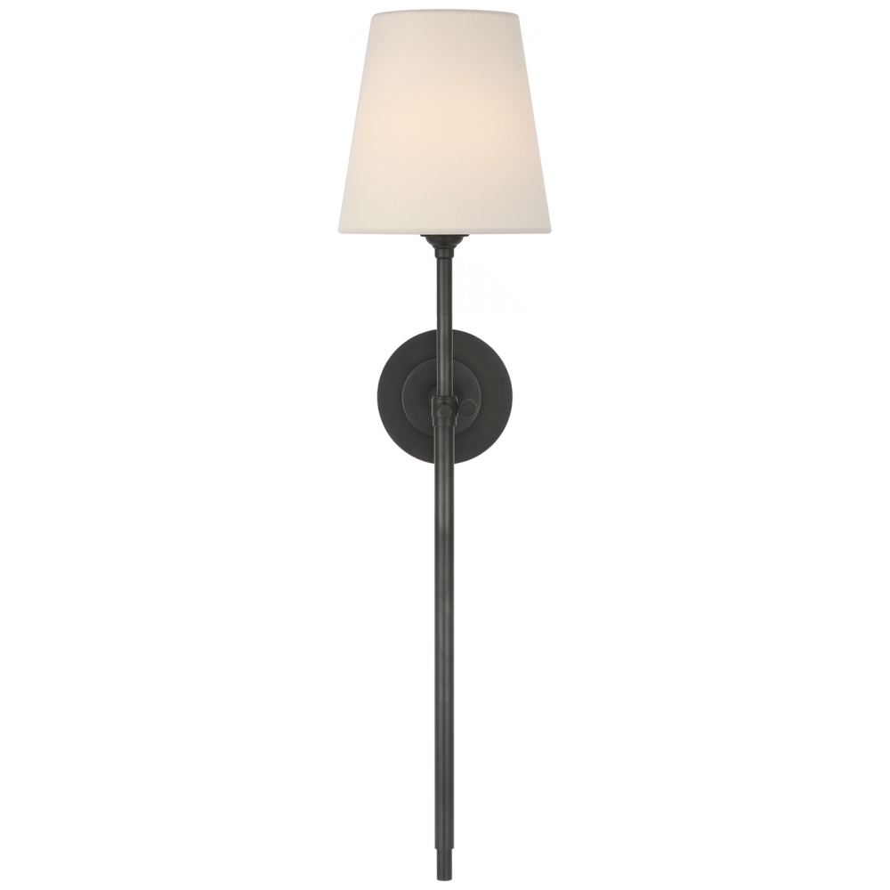 Visual Comfort Signature Bryant Cordless Tail Wall Sconce in Bronze