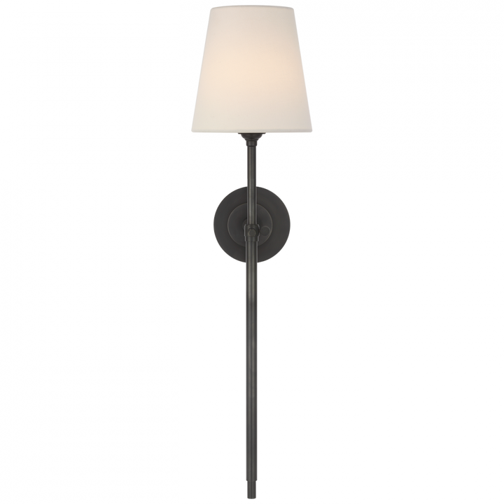 Visual Comfort Signature Bryant Cordless Tail Wall Sconce in Bronze