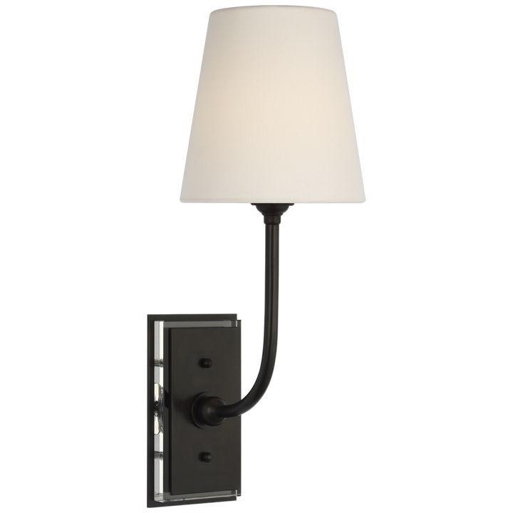 Visual Comfort Signature Hulton Cordless Wall Sconce in Bronze