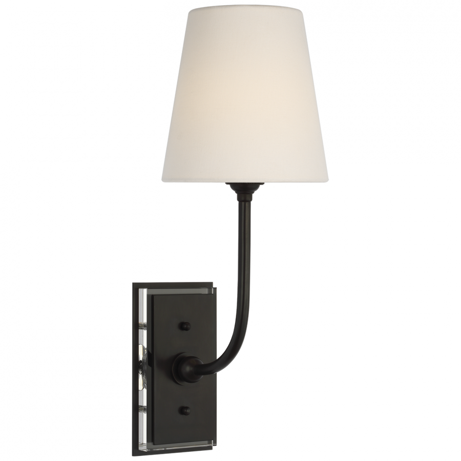 Visual Comfort Signature Hulton Cordless Wall Sconce in Bronze