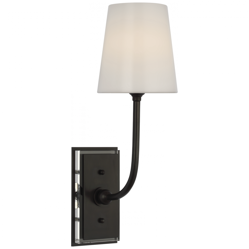 Visual Comfort Signature Hulton Cordless Wall Sconce in Bronze (view 2)