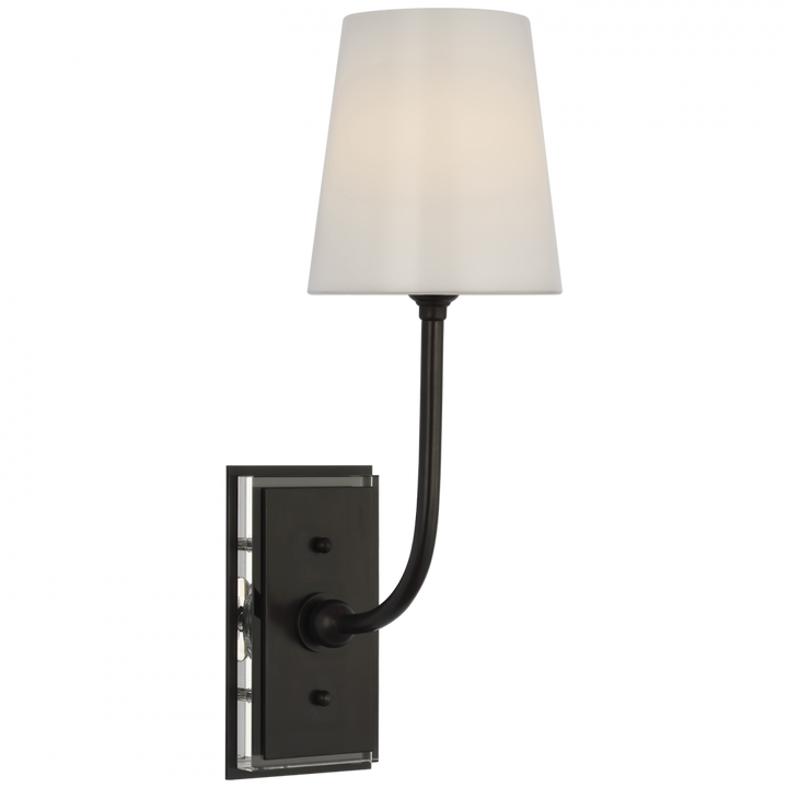 Visual Comfort Signature Hulton Cordless Wall Sconce in Bronze (view 2)