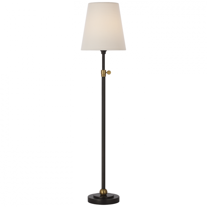 Visual Comfort Signature Bryant Cordless Table Lamp in Bronze and Hand-Rubbed Antique Brass