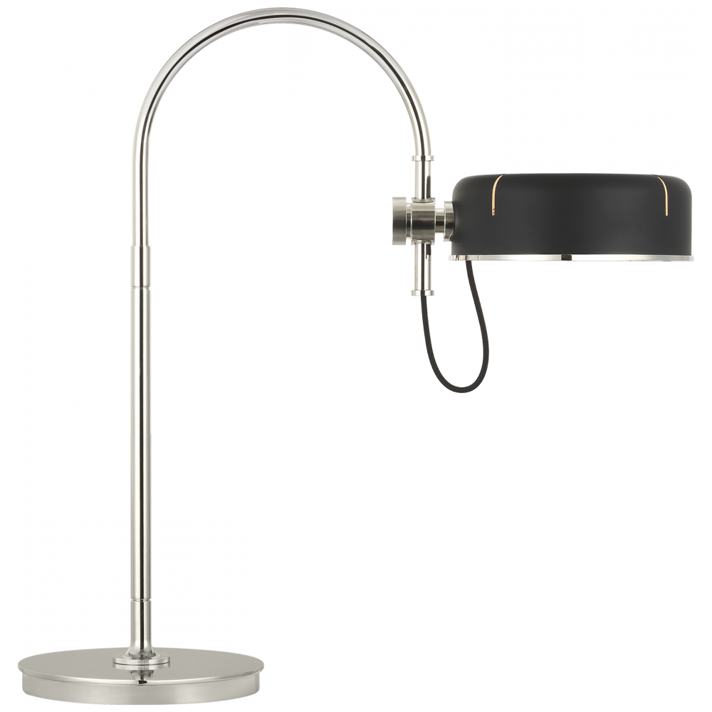 Visual Comfort Signature Oso Table Lamp in Polished Nickel
