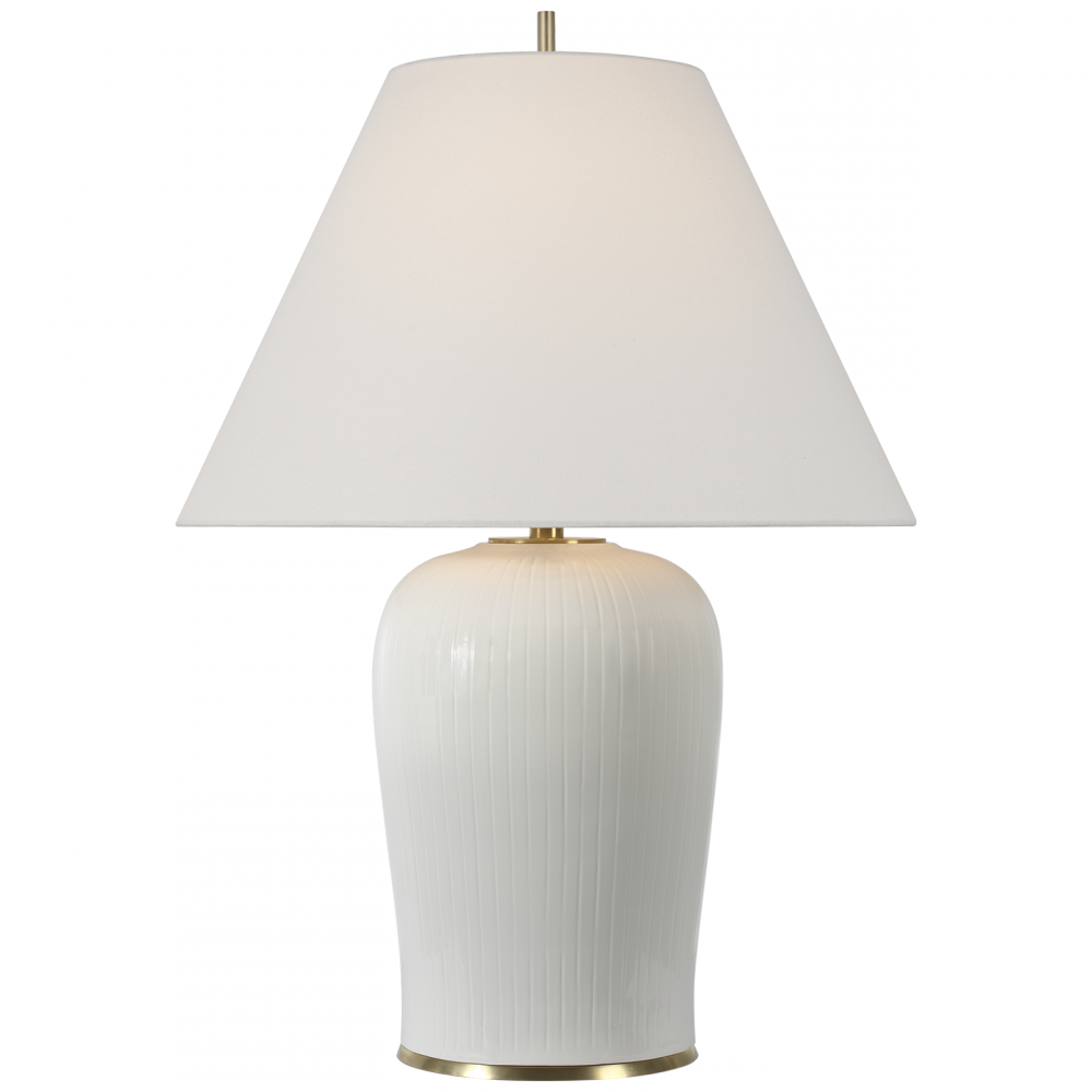 Visual Comfort Signature Opera Large Table Lamp in Ivory