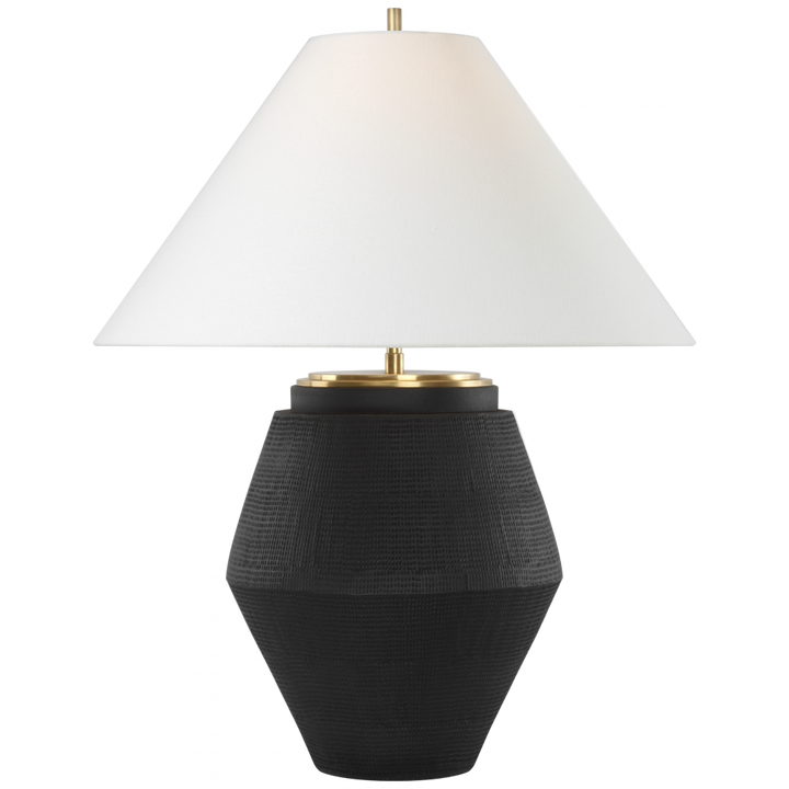 Visual Comfort Signature Aten Table Lamp in Shadow Black