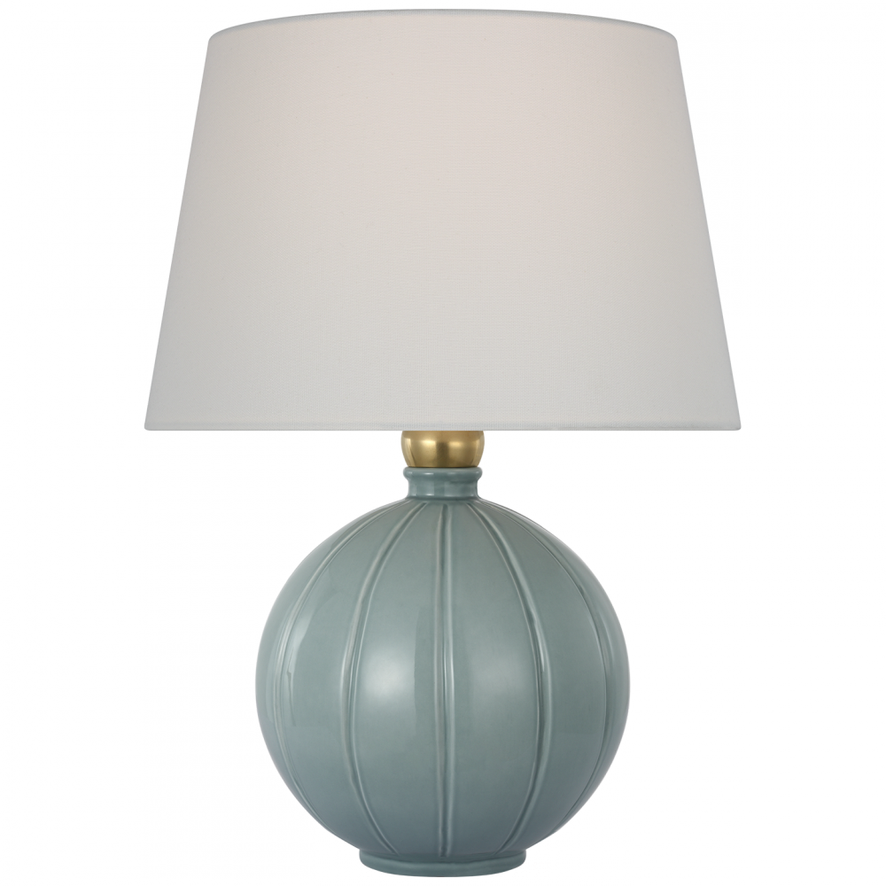 Visual Comfort Signature Ponteil Table Lamp in Crackled Robin