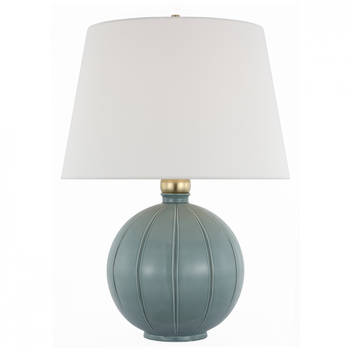Visual Comfort Signature Ponteil Table Lamp in Crackled Robin (view 2)
