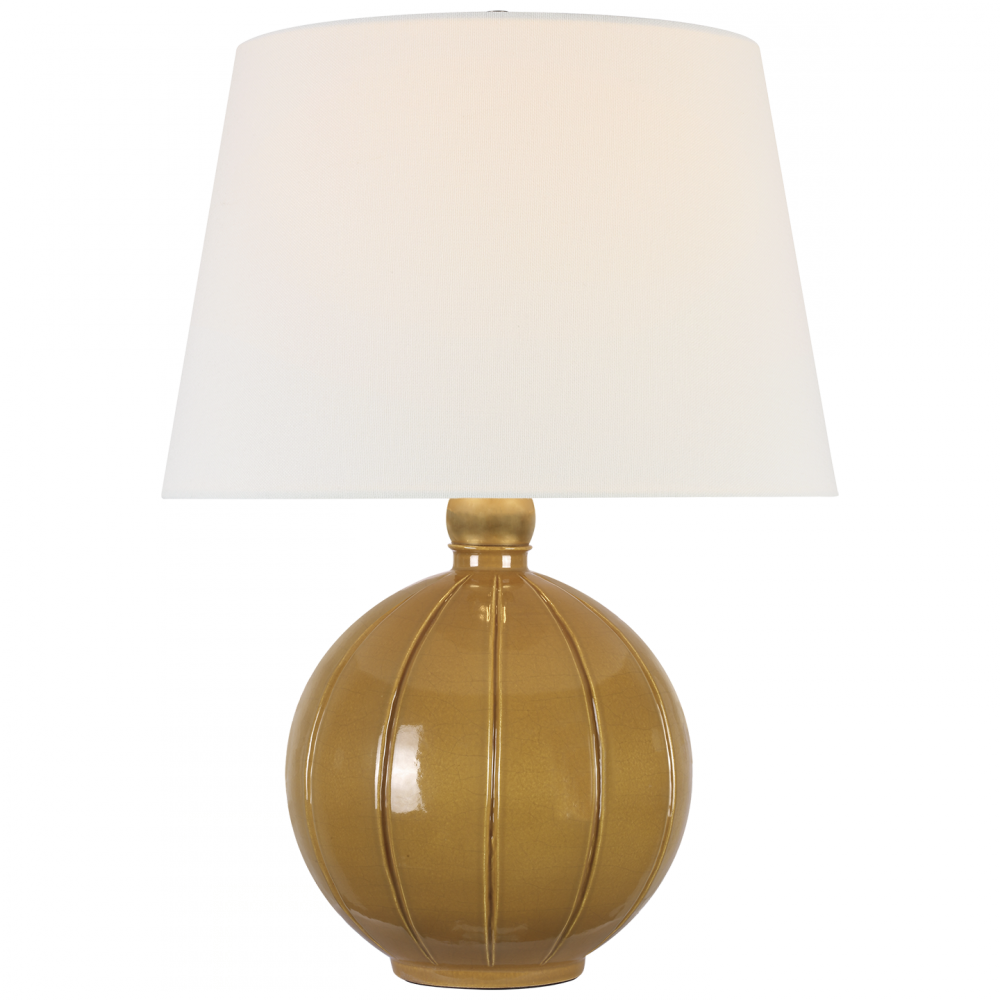 Visual Comfort Signature Ponteil Table Lamp in Crackled Sienna