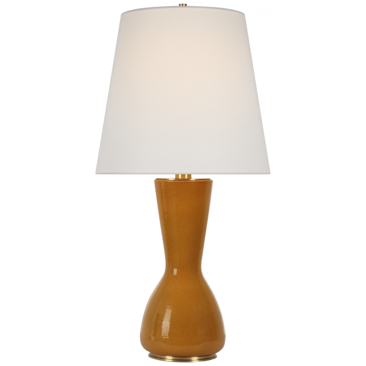 Visual Comfort Signature Jess Table Lamp in Crackled Sienna