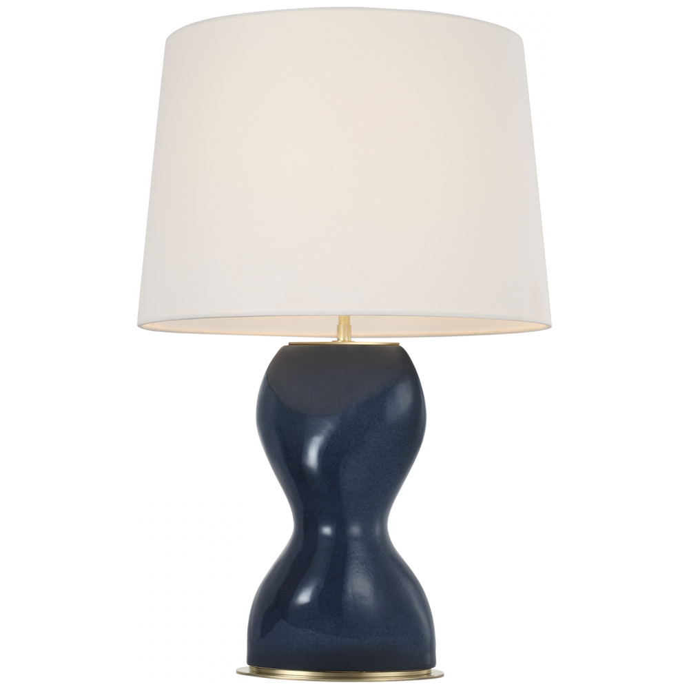 Visual Comfort Signature Misaki Table Lamp in Sandy Midnight