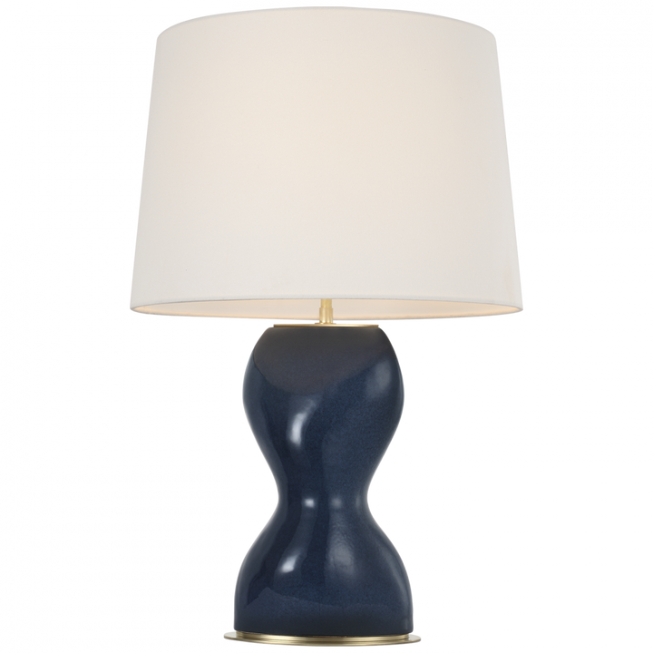 Visual Comfort Signature Misaki Table Lamp in Sandy Midnight