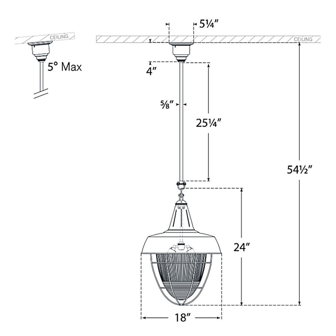 Visual Comfort Signature Henry Pendant