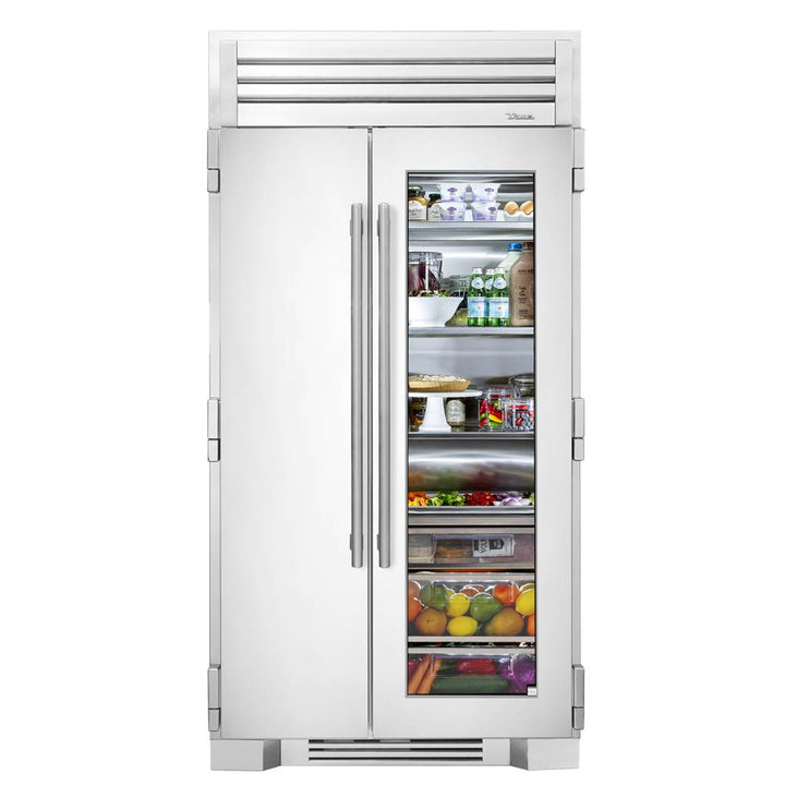 True Residential Side By Side Refrigerator/Freezer Integrated Ice