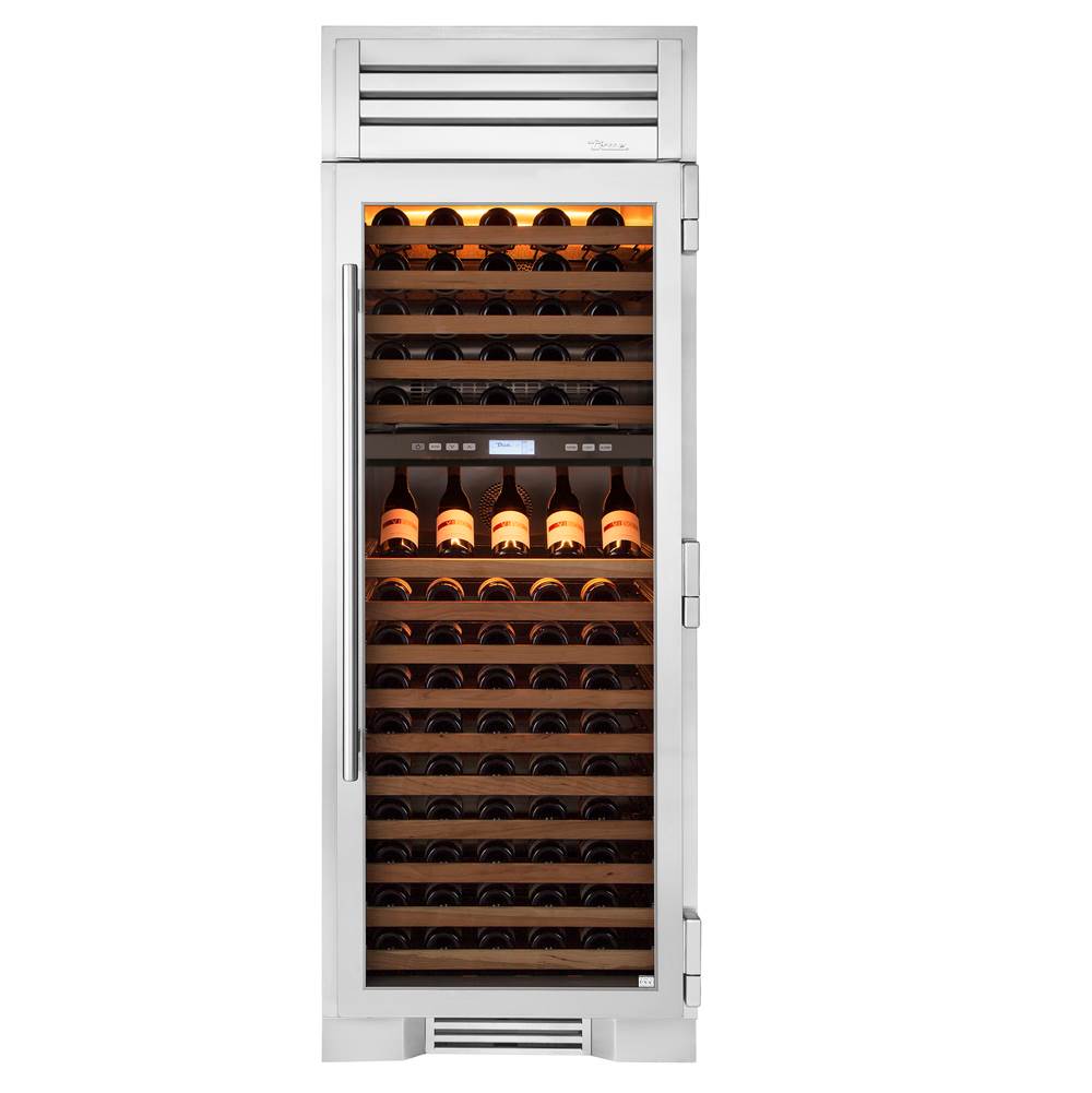 True Residential Dual Zone Wine Column Glass Door
