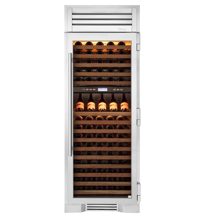True Residential Dual Zone Wine Column Glass Door