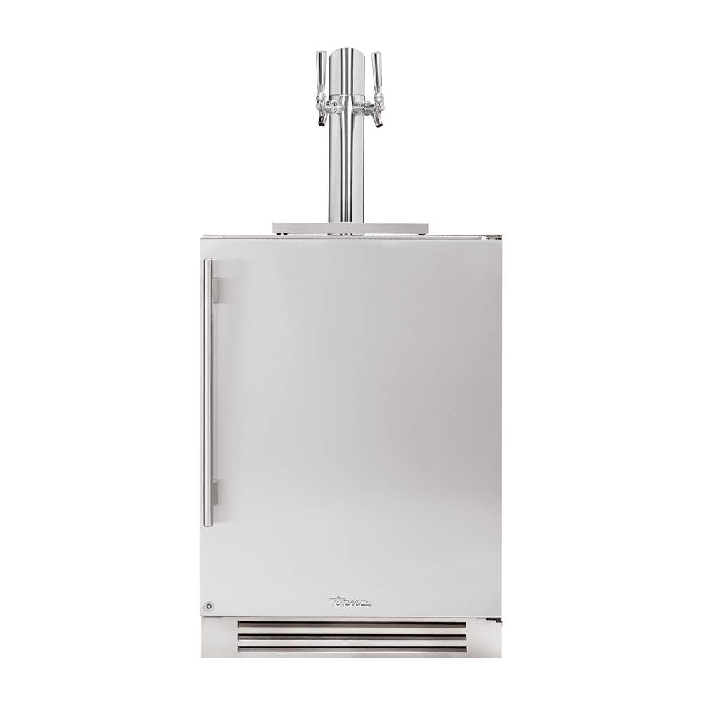 True Residential Undercounter 24" Dual Tap Beverage Dispenser