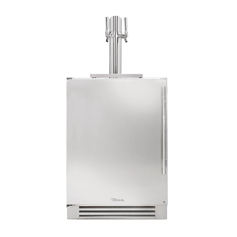 True Residential Undercounter 24" Dual Tap Beverage Dispenser
