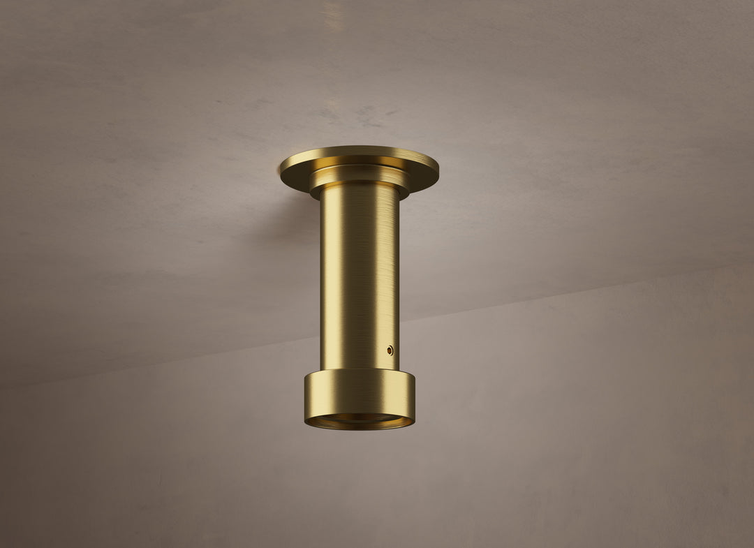 MGS Bagno 3 1/8" Stainless Steel Ceiling mount Shower Arm