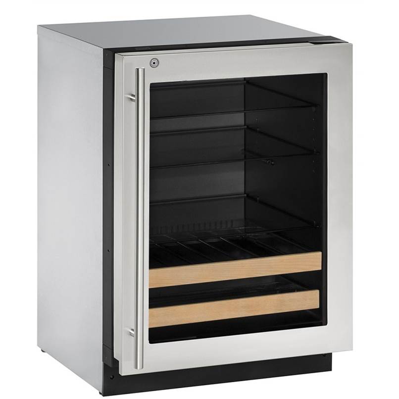 U-Line Beverage Center 24" Lock Stainless