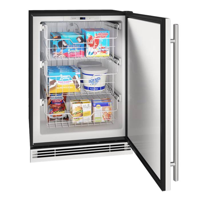 U-Line Convertible Freezer 24" Reversible Hinge