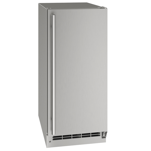 U-Line Outdoor Ice Maker 15" Reversible Hinge Stainless