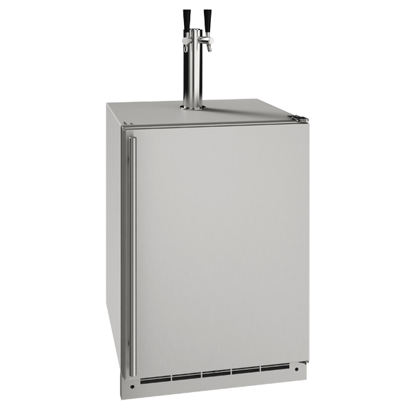 U-Line Outdoor Solid Keg/Ref 24" Reversible Hinge Stainless