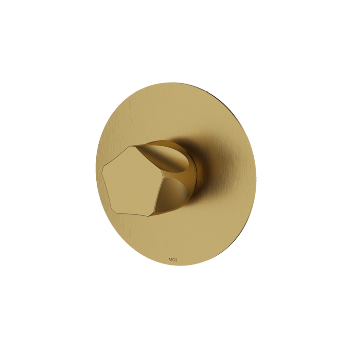 MGS Bagno Penta Stainless Steel Thermostatic Trim