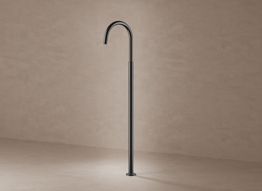 MGS Bagno Stainless Steel Floor mount Tub Spout