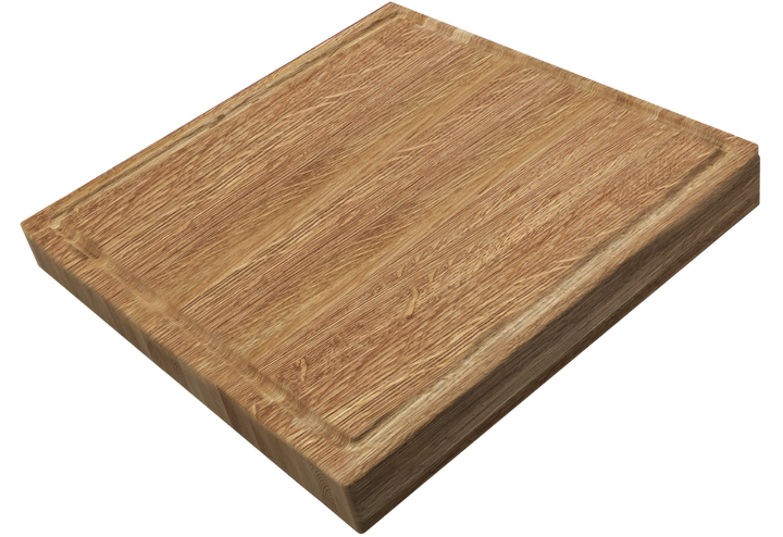 The Galley Upper Tier 2" thick Corner Chef's Block with Juice Groove