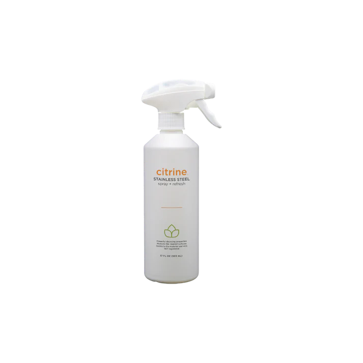 The Galley Citrine Stainless Steel Spray + Refresh 17 oz. Individual Bottle