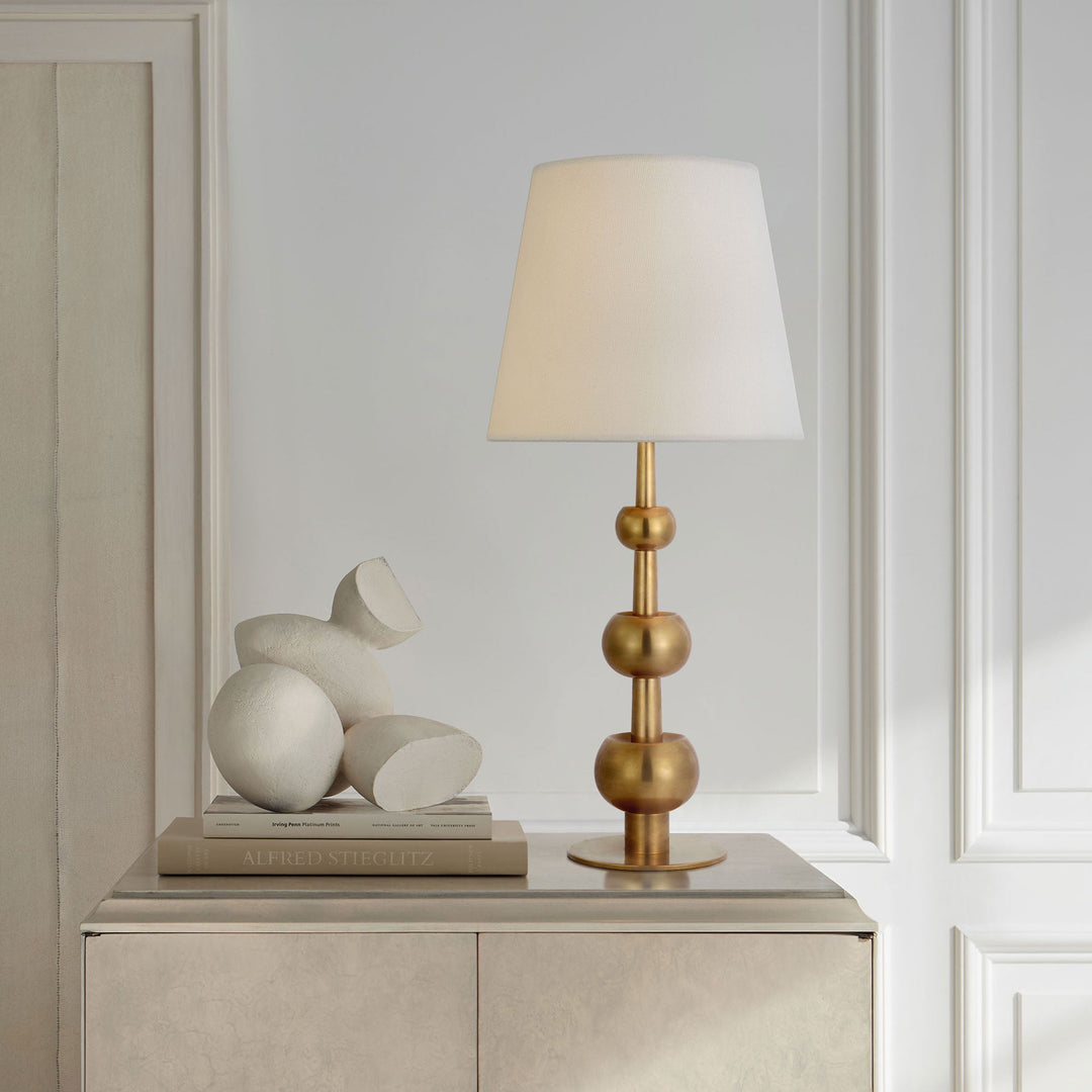 Visual Comfort Signature Comtesse Triple Table Lamp (view 2)