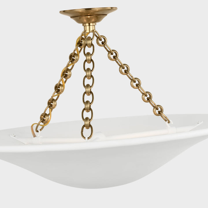 Visual Comfort Signature Mollino Semi Flush Ceiling Light (view 2)
