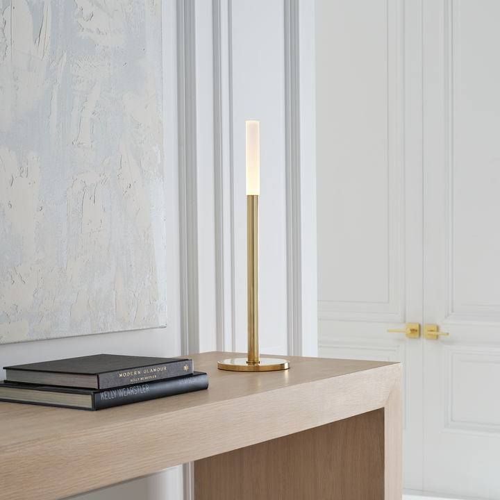 Visual Comfort Signature Rousseau Tube Table Lamp (view 3)