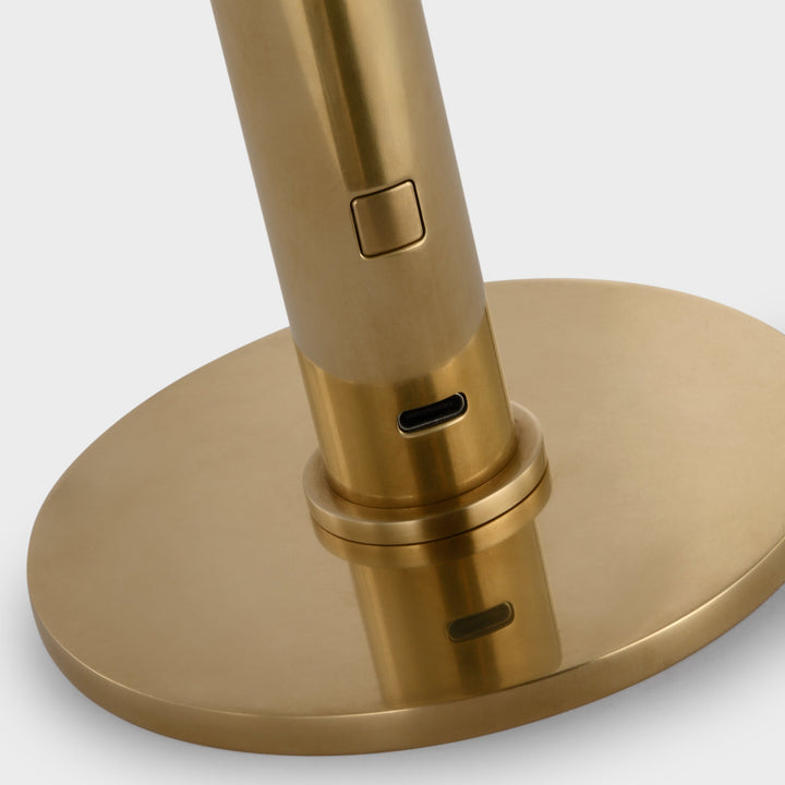 Visual Comfort Signature Rousseau Rechargeable Tube Table Lamp (view 2)