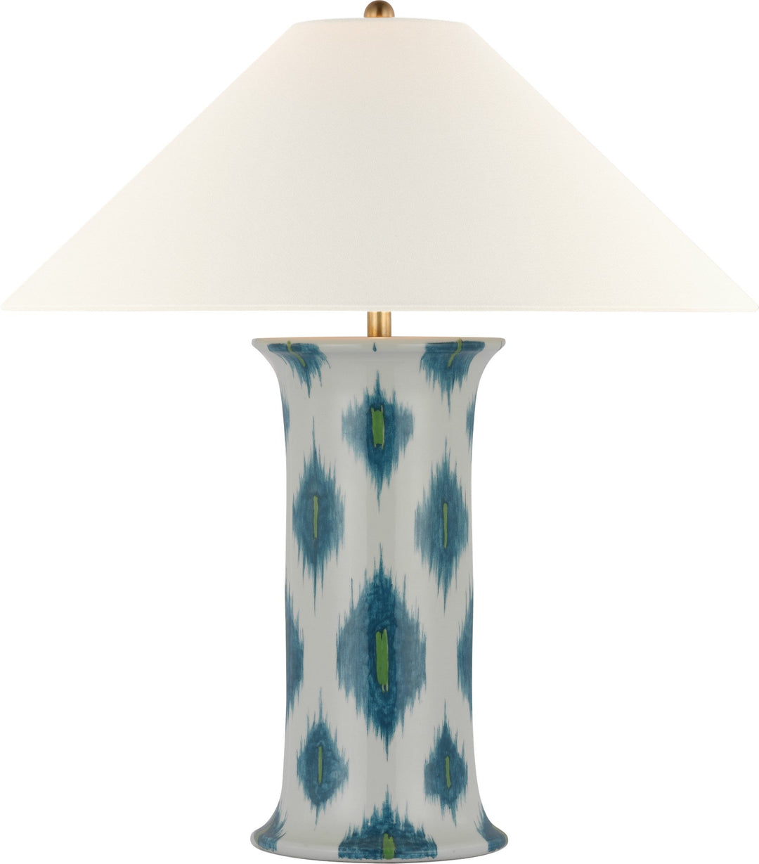 Visual Comfort Signature - SCH 3600PPI-401 - LED Table Lamp - Mallory - Peacock Presidio Ikat