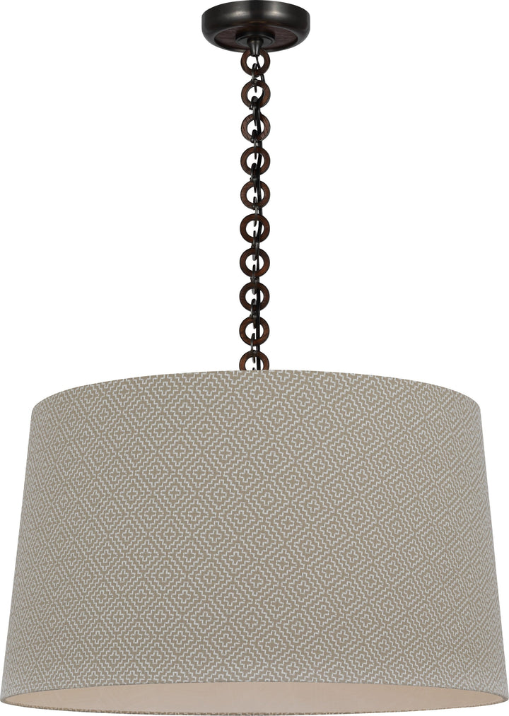 Visual Comfort Signature - SCH 5051BZ/NO-115 - LED Pendant - Evelyn - Bronze and Natural Oak