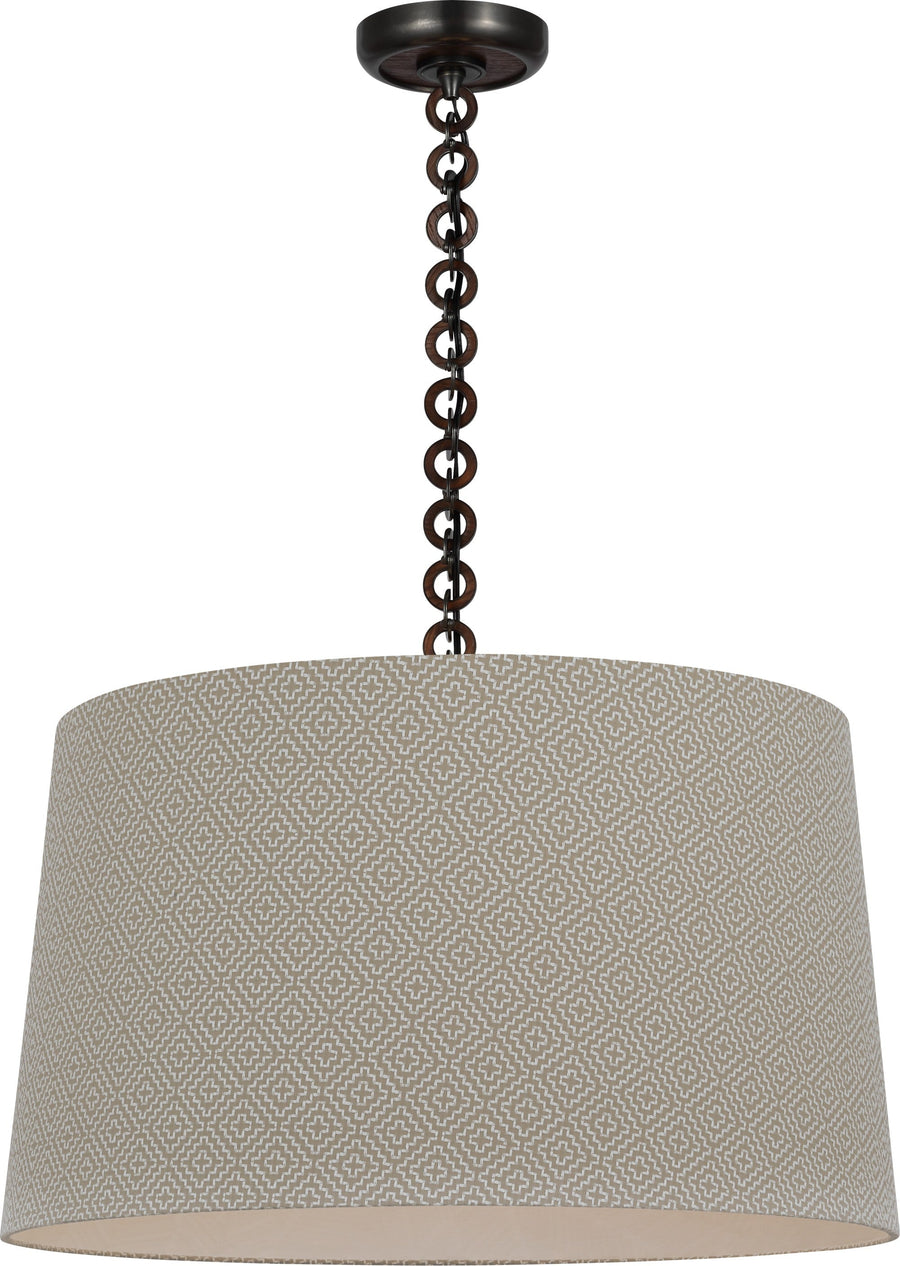 Visual Comfort Signature - SCH 5051BZ/NO-115 - LED Pendant - Evelyn - Bronze and Natural Oak