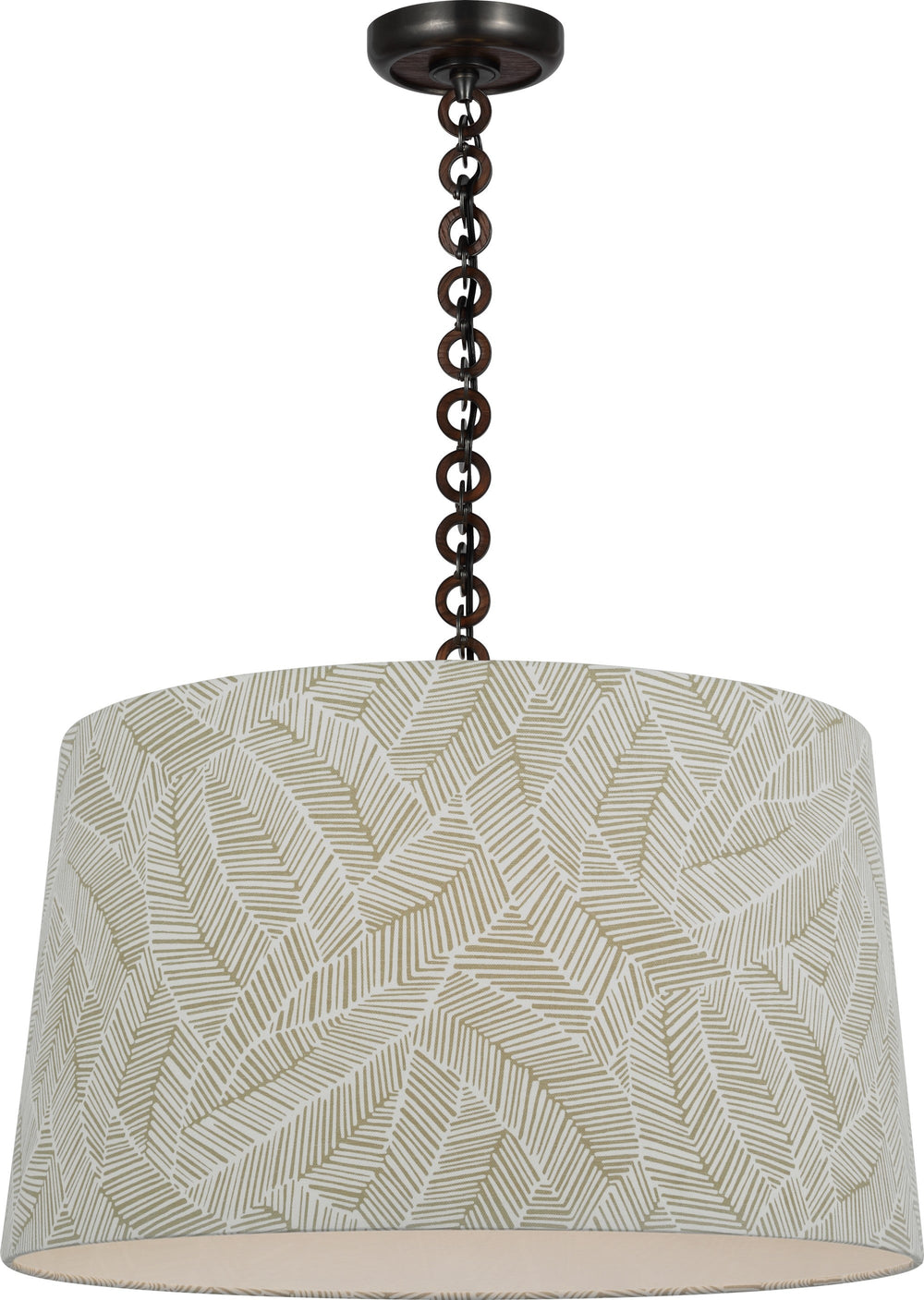 Visual Comfort Signature - SCH 5051BZ/NO-145 - LED Pendant - Evelyn - Bronze and Natural Oak