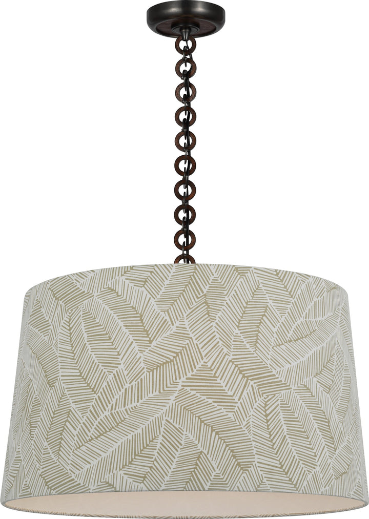 Visual Comfort Signature - SCH 5051BZ/NO-145 - LED Pendant - Evelyn - Bronze and Natural Oak