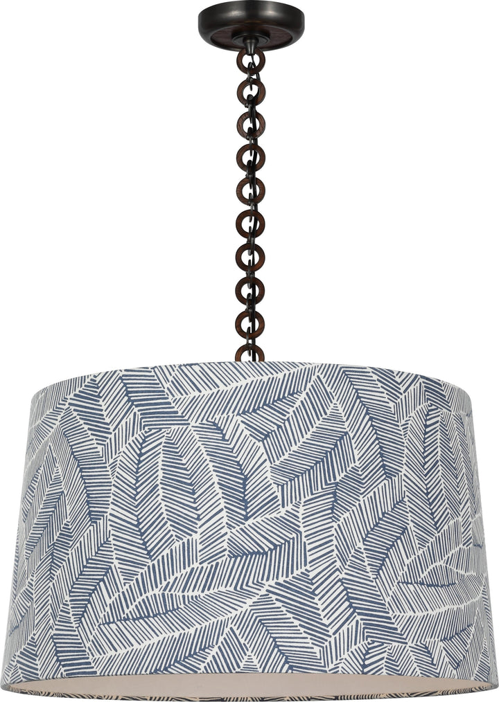Visual Comfort Signature - SCH 5051BZ/NO-247 - LED Pendant - Evelyn - Bronze and Natural Oak