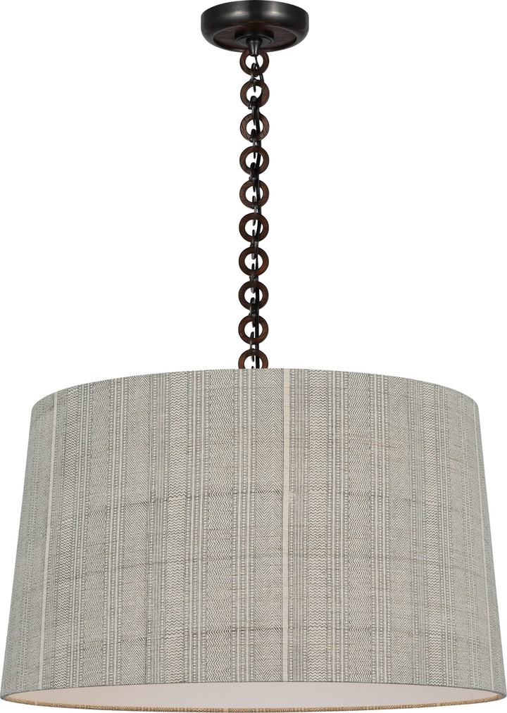 Visual Comfort Signature - SCH 5051BZ/NO-260 - LED Pendant - Evelyn - Bronze and Natural Oak