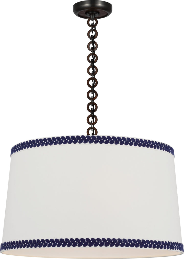 Visual Comfort Signature - SCH 5051BZ/NO-405 - LED Pendant - Evelyn - Bronze and Natural Oak